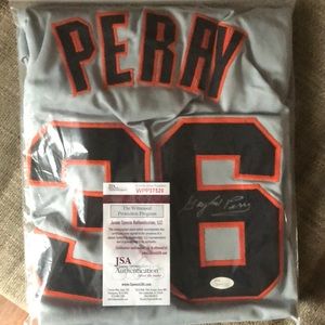 Gaylord Perry San Francisco Giants Signed Jersey